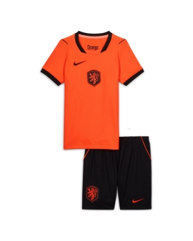 Billige Fotballdrakt Nederland Replika Hjemmedraktsett Barn VM 2026 Kortermet (med bukser)